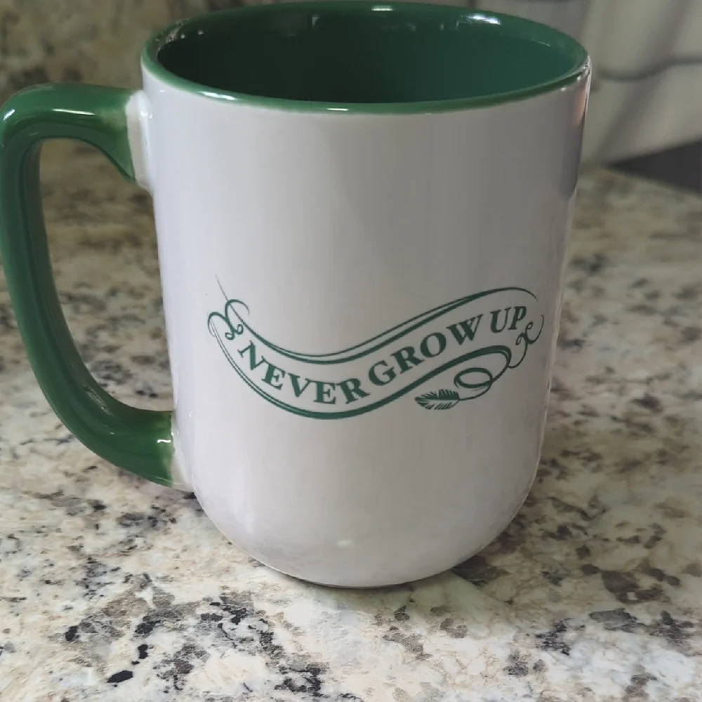 Green and White Character Mug - Picture 2 of 3